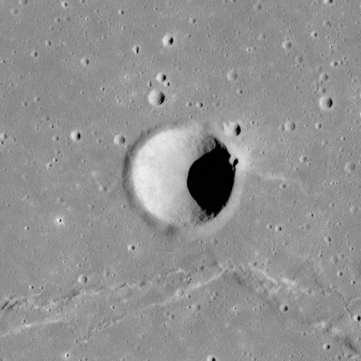 Le cratère Bobillier. Photo domaine public/NASA