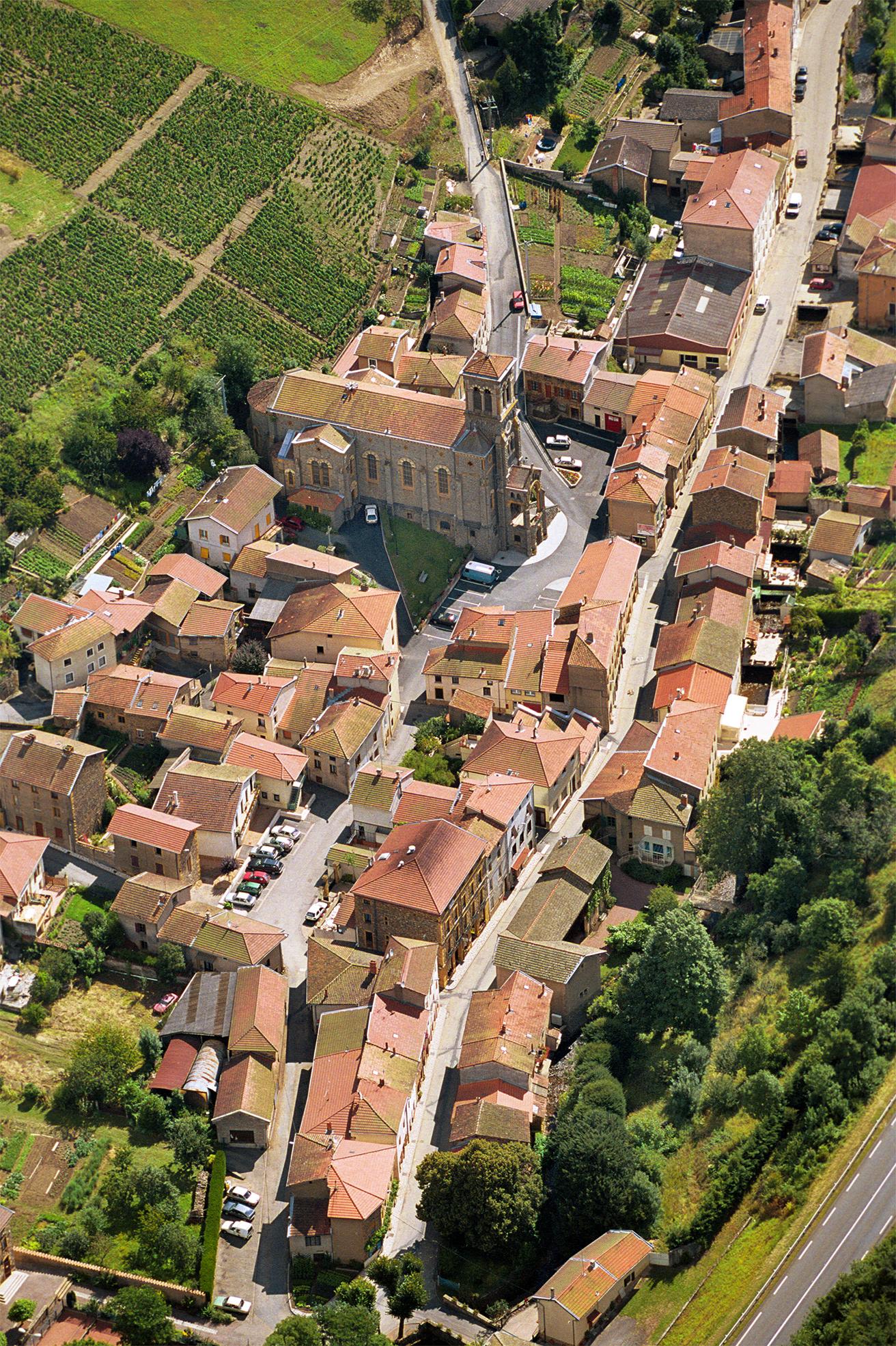 Les villages du Beaujolais vert. @Le Progrès/Joël PHILIPPON