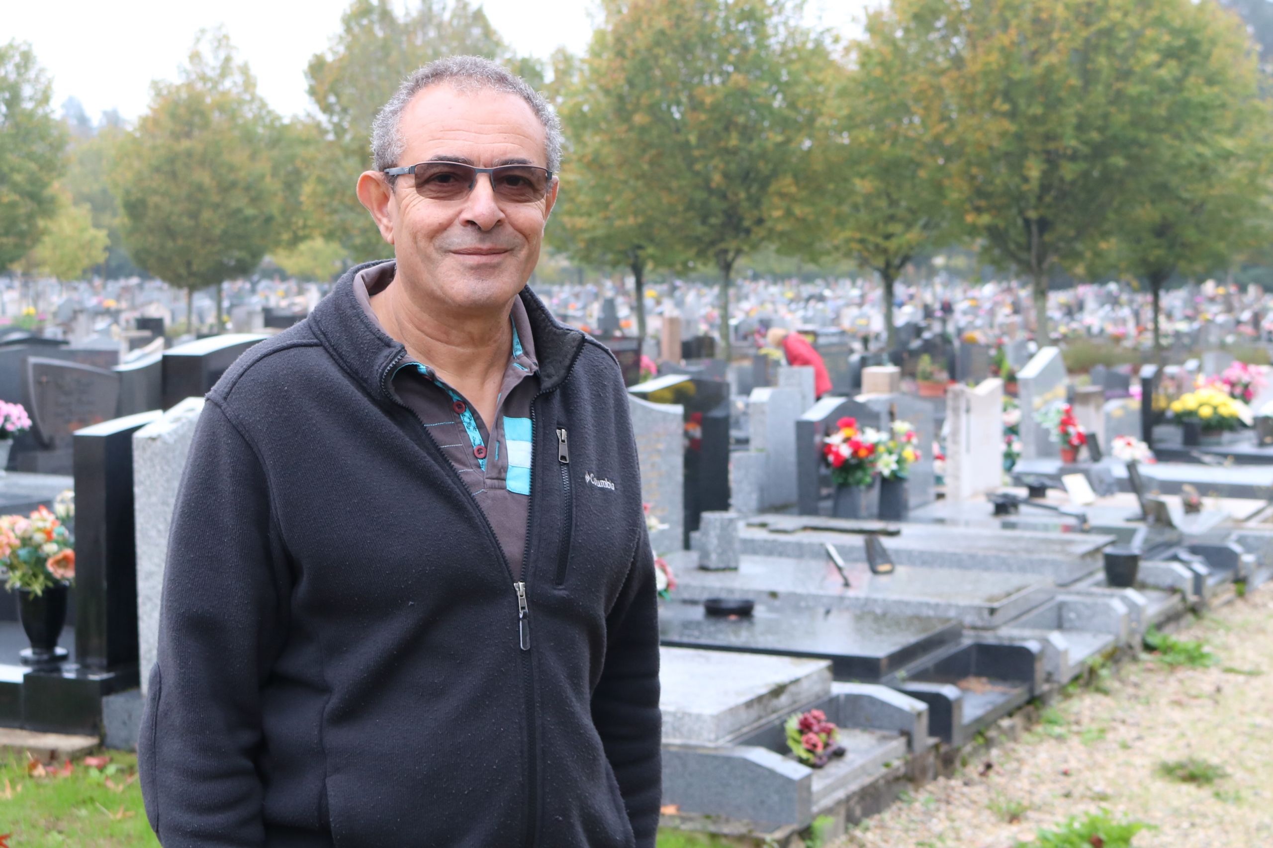 Christophe Benabdallah, conservateur du cimetière. Photo Sara CHERROUDA