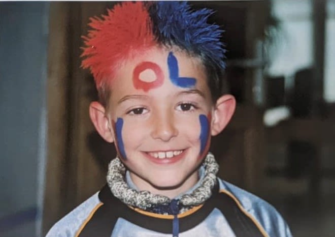 Alexandre le jour de ses 10 ans. Photo fournie par Alexandre Régal