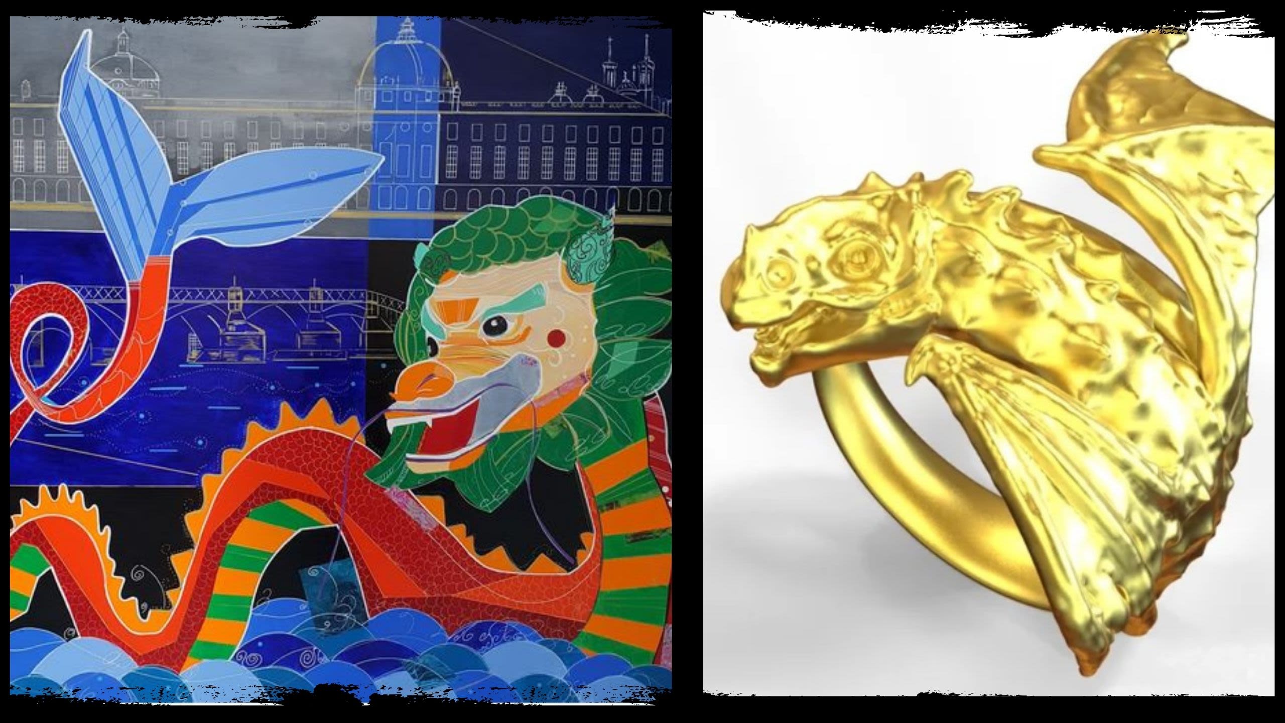 La toile de Tchoul et la bague chez Dady's Jewels