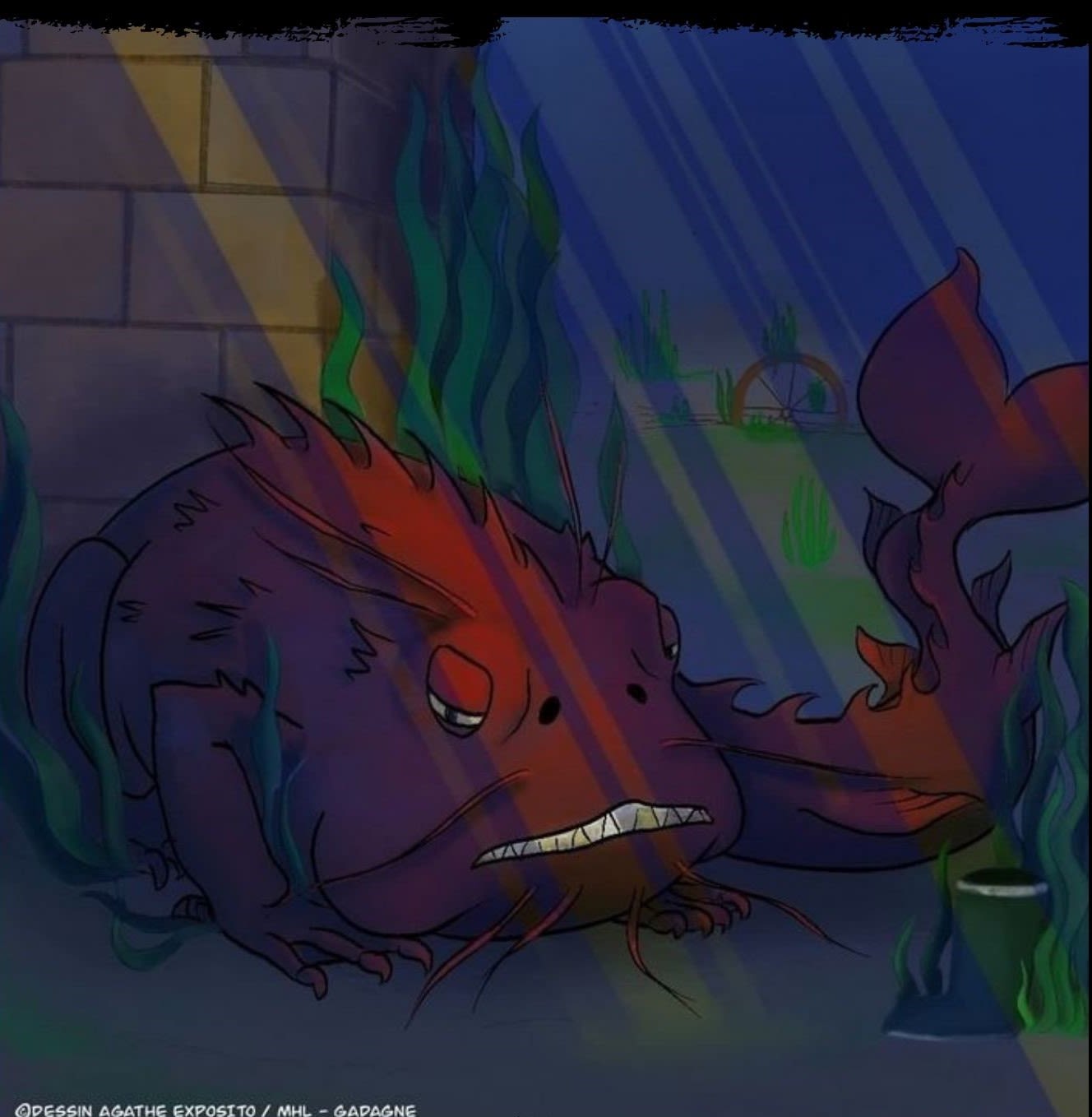 Dessin Agathe Exposito - Musée Gadagne