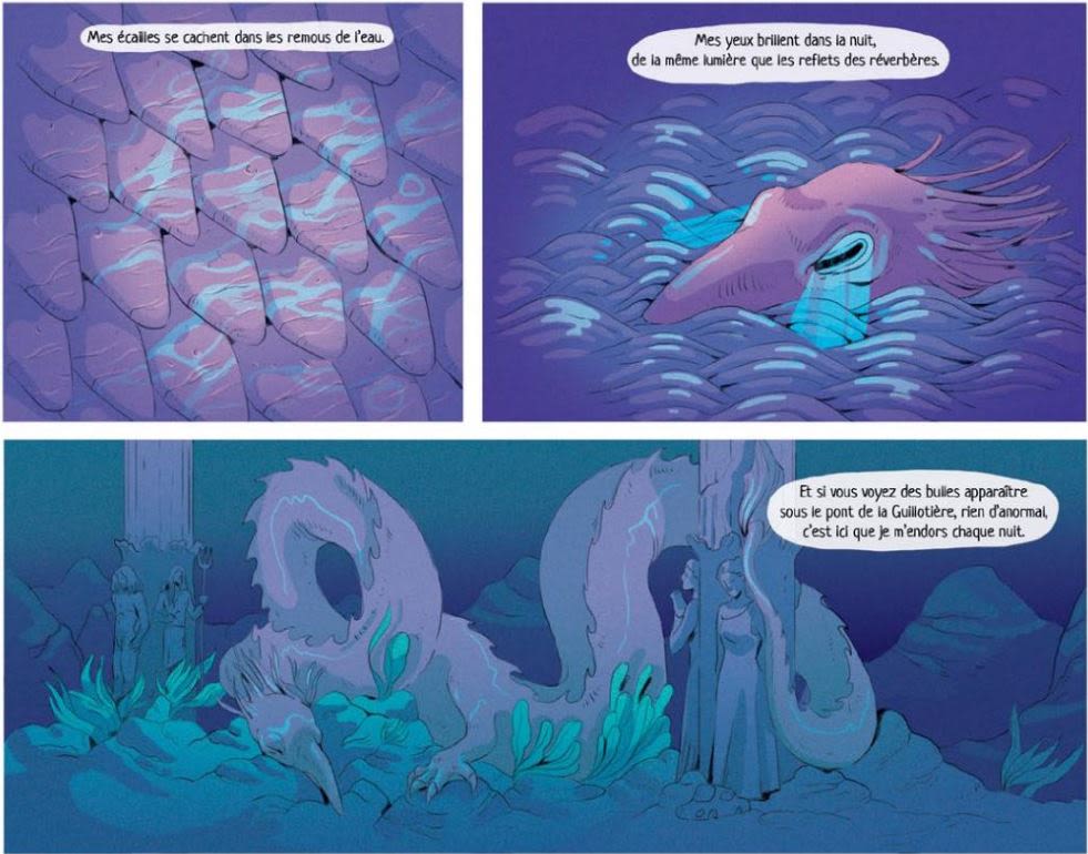 Dessins de la BD Les Rues de Lyon - Epicerie Séquentielles - Tam Jouvray et Océane Sandon